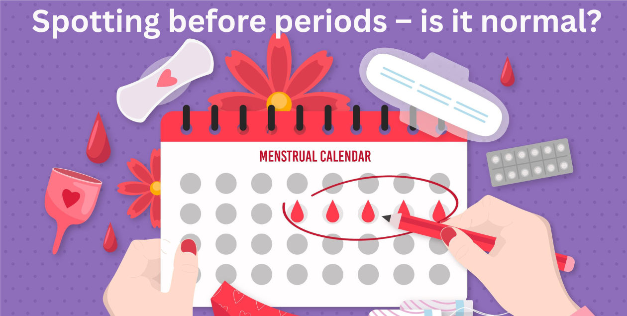 Woman concerned about spotting before period seeking treatment options in London