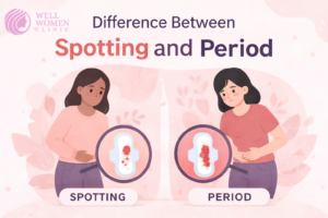 Difference between Spotting and Period