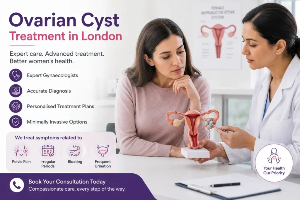 Ovarian cyst treatment consultation in London