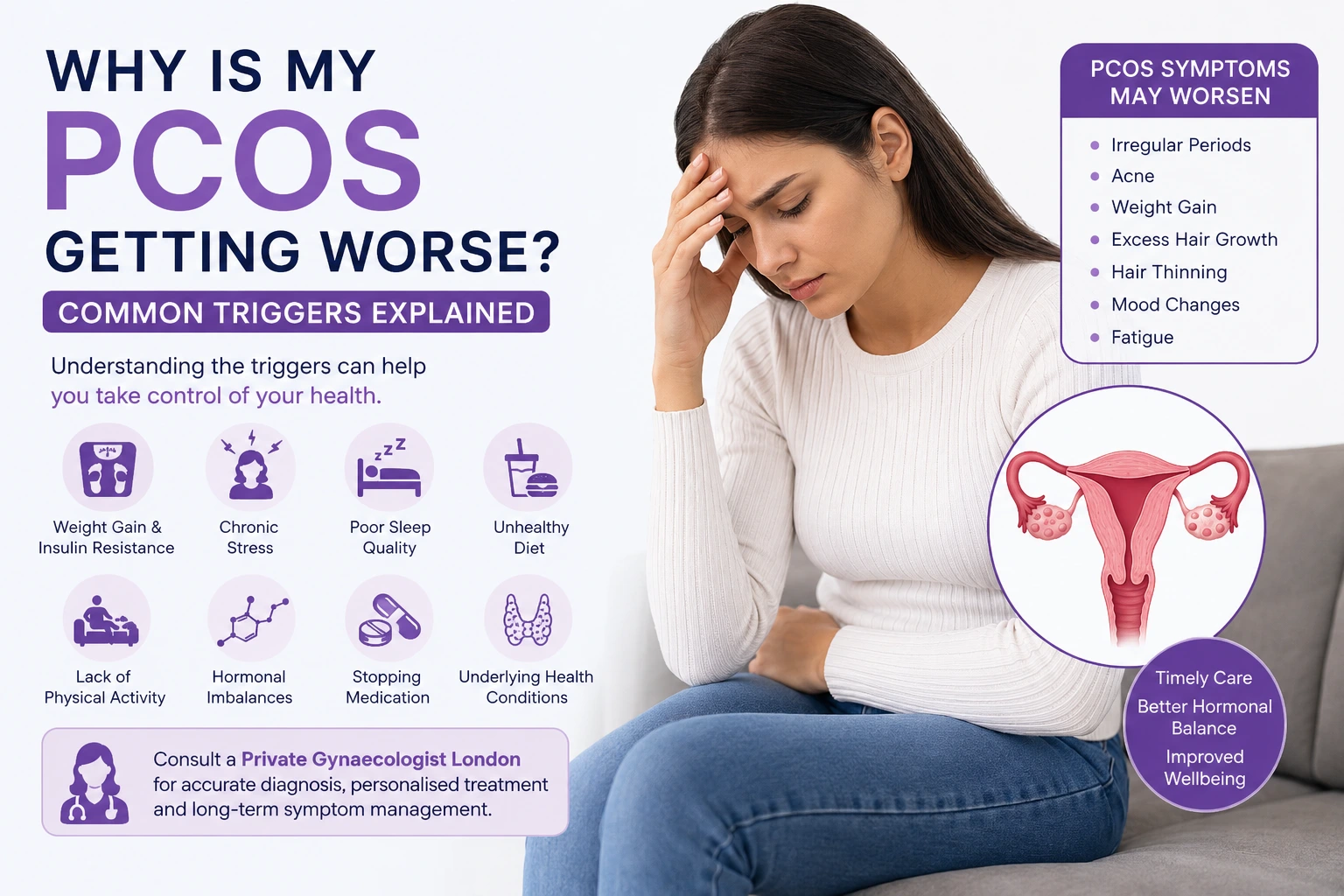 Understanding PCOS triggers and symptoms and why it got worse